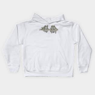 Frog gossip Kids Hoodie